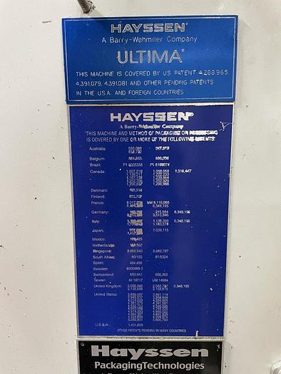 Used B-W Hayssen Ultima VFFS Bagger