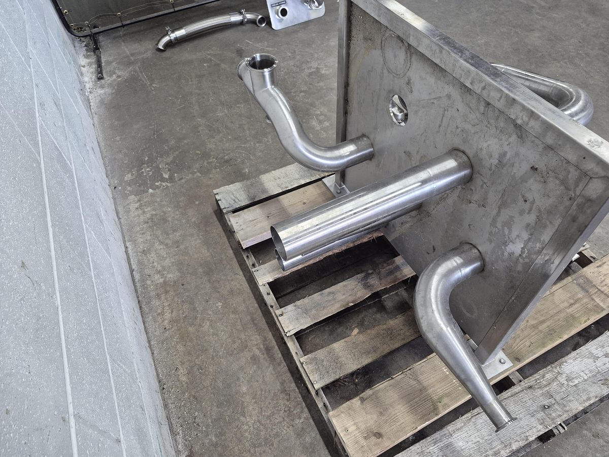 Used Sanitary Stainless Steel Flow Transfer Panel