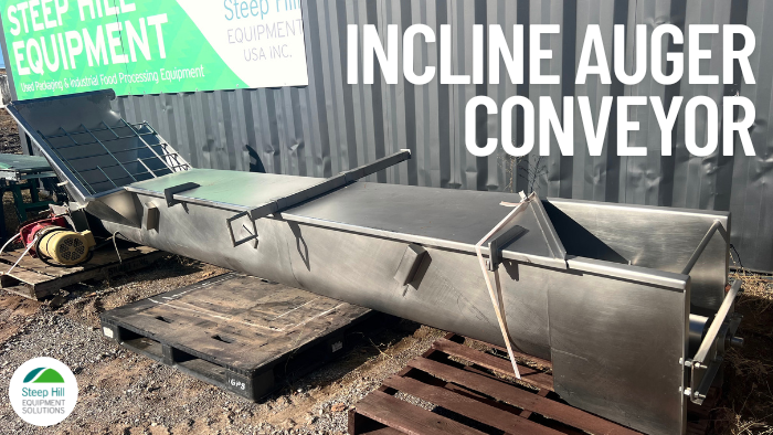 Used FPEC SC126 Incline Auger Conveyor