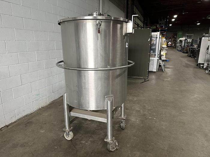 Used 180 Gallon SS Tank with Lid