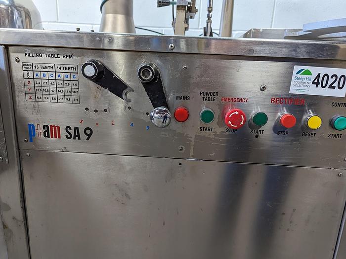 Used p+am SA9 Capsule Filler PARTS ONLY