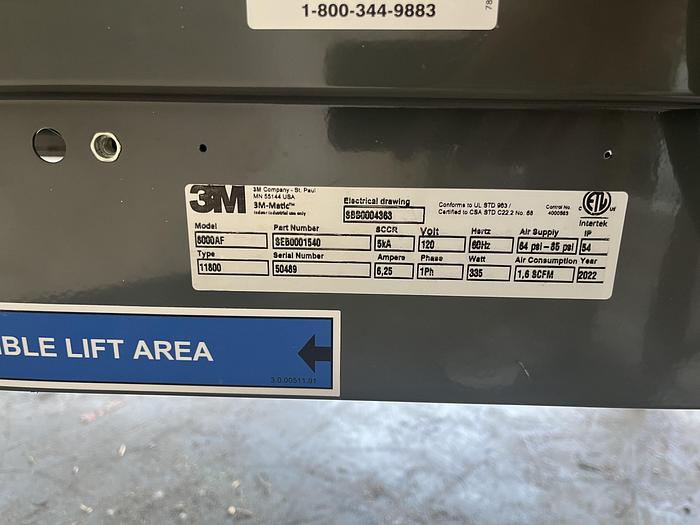 Used 3M-Matic 8000af Flap Folding Case Sealer 