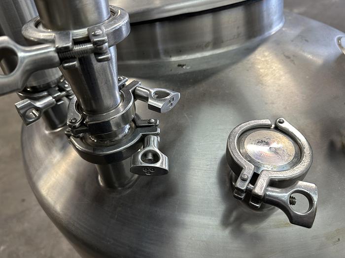 Used Stainless Steel Tank w/ Sharpe Mixer