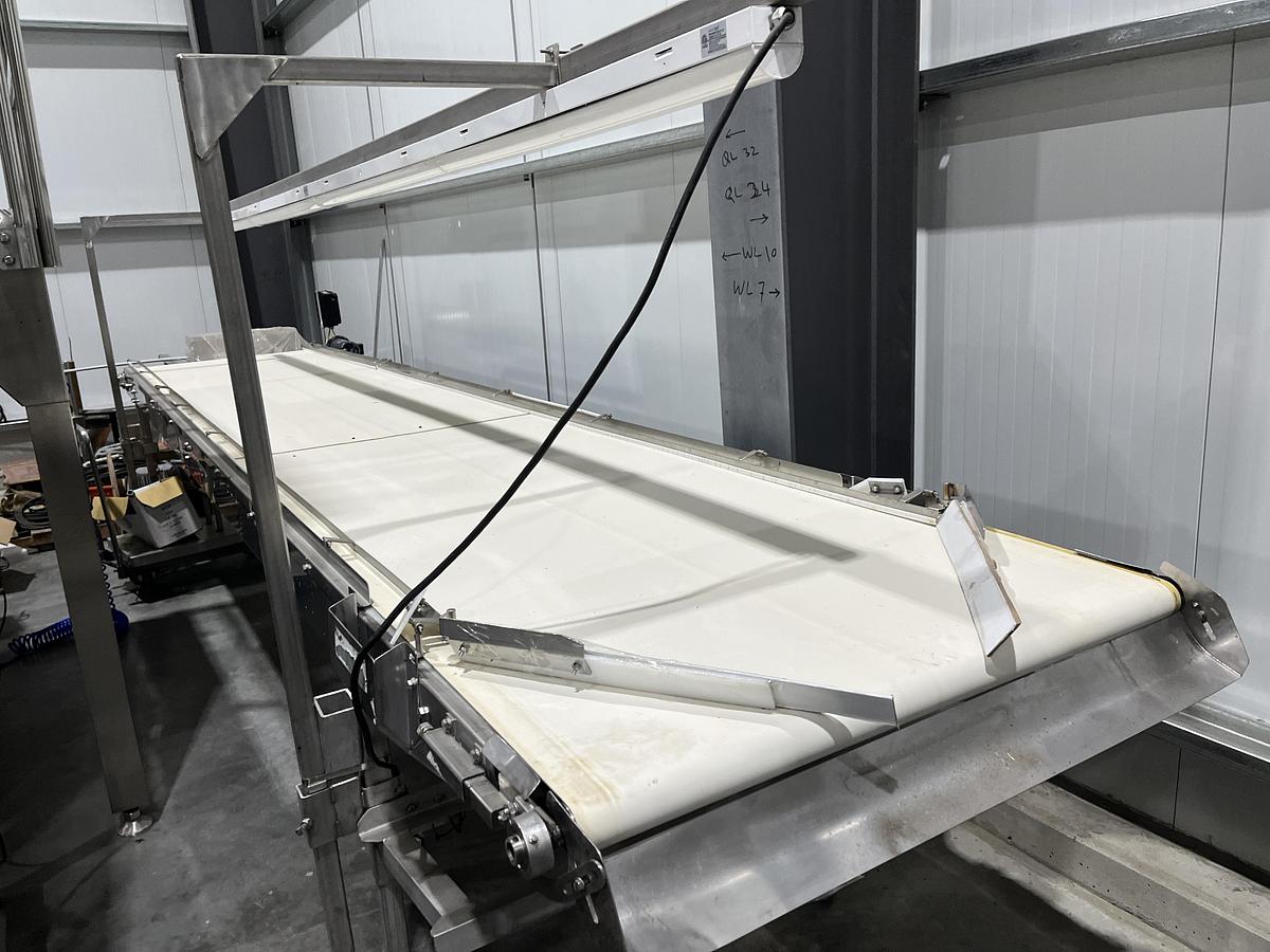 Used 19ft Inspection Conveyor