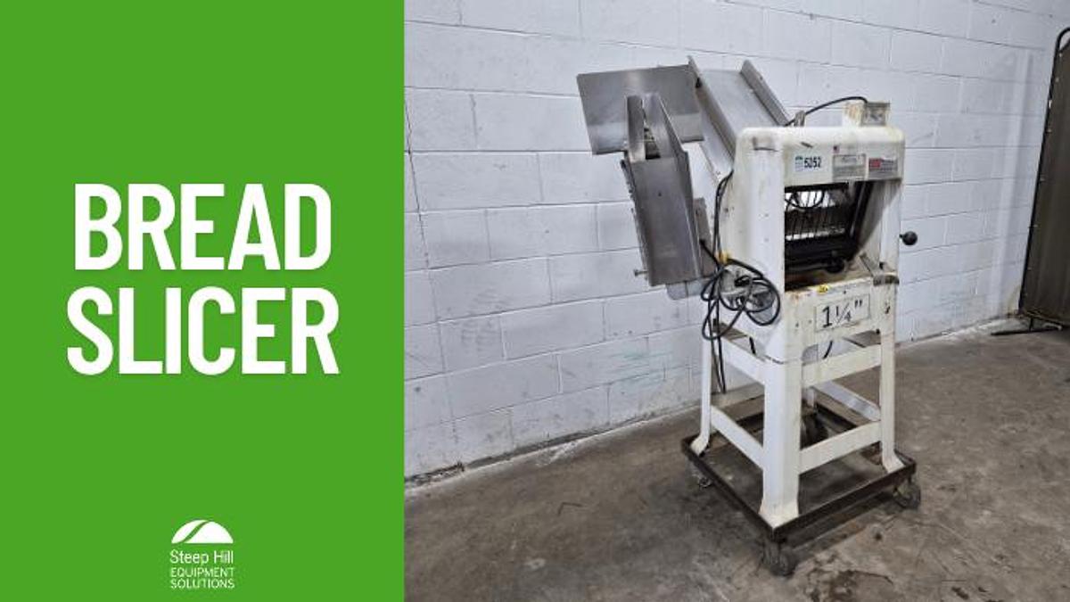 Used Oliver 797-32 Bread Slicer with Mini-Vert Air Bagger Station