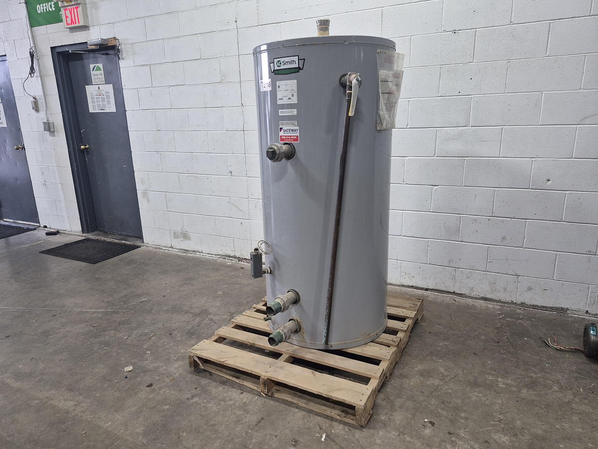 Used A.O. Smith Jacketed Vertical Commercial Storage Tank