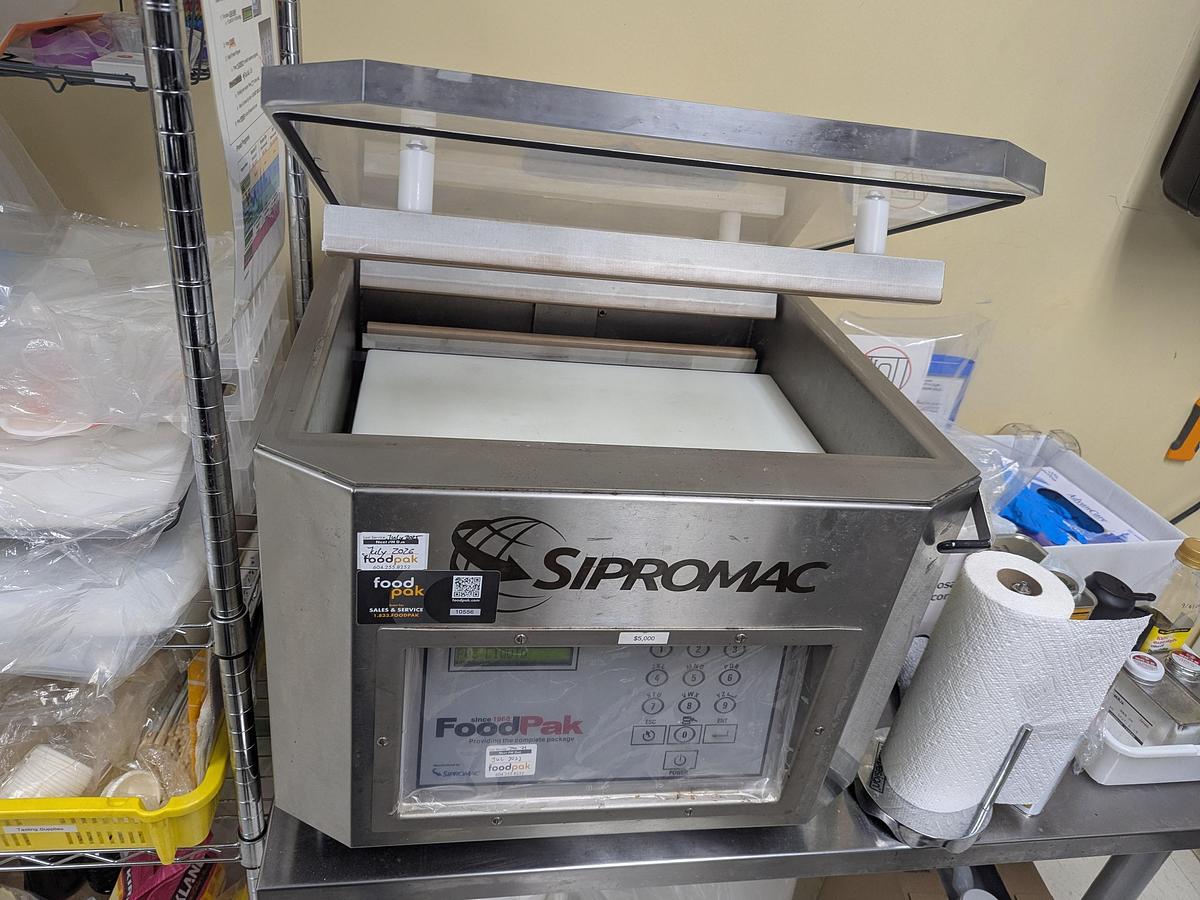Used Sipromac 350D Vacuum Sealer with Stand