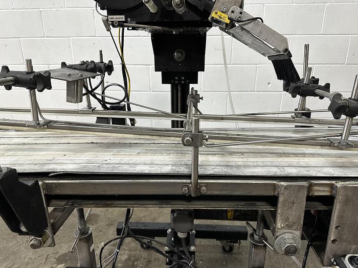 Used Auto Labe 110RH Single-Head Labeller with 310 Imprinter