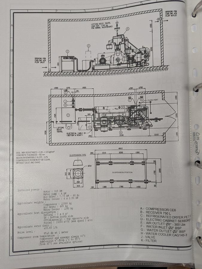 Used Compresseurs François CE6 Air Compressor