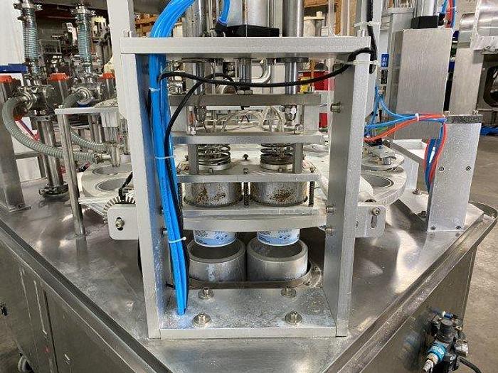 Used Bespacker XBG900-2 Rotary Cup Fill & Seal