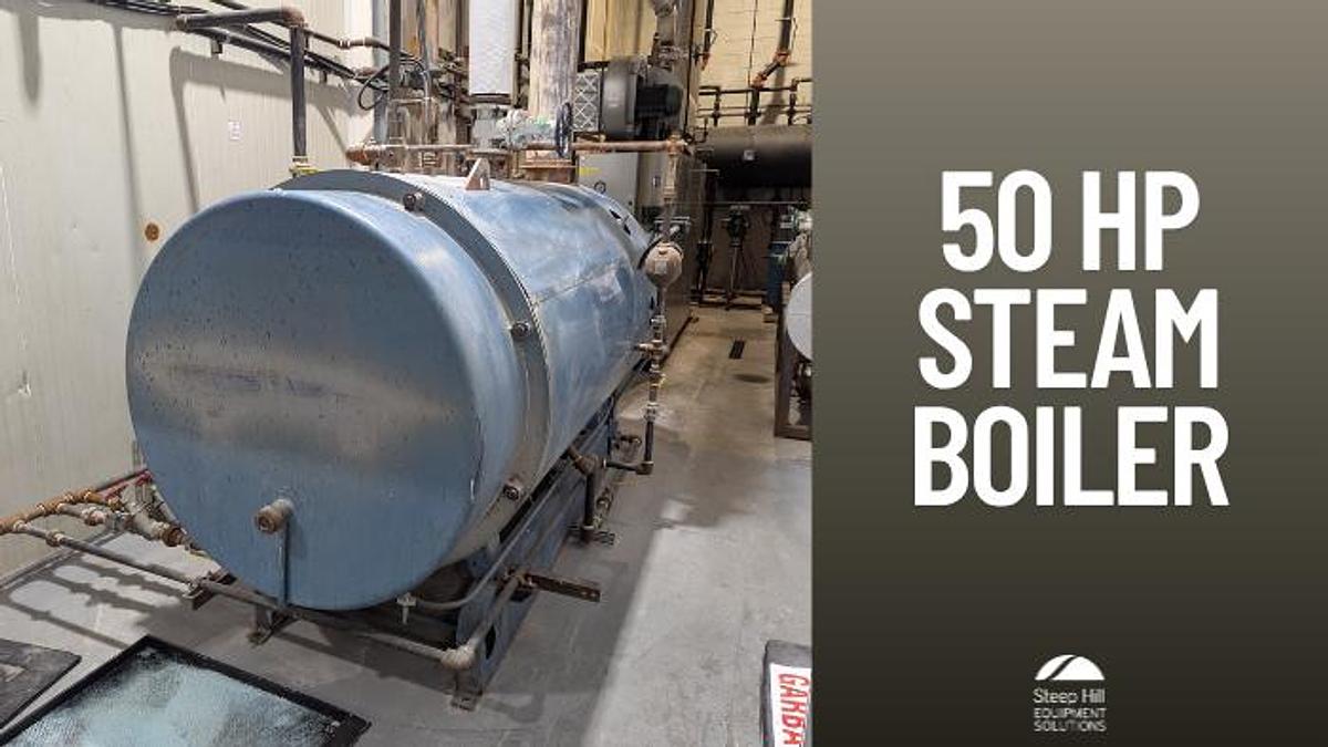 Used Cleaver-Brooks 50 HP Steam Boiler