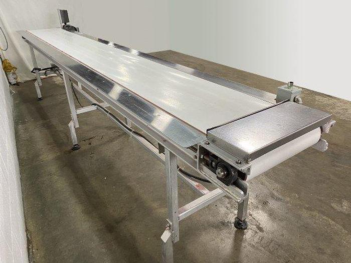 Used 15' Flat Belt Conveyor