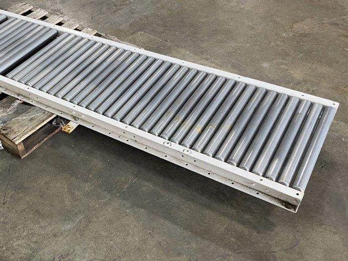 Used 11' Curved Roller Conveyor