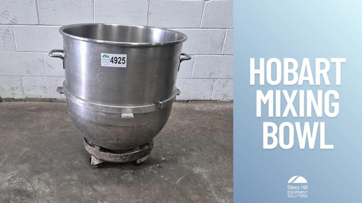 Used Hobart 140 Qt. Mixing Bowl with Dolly