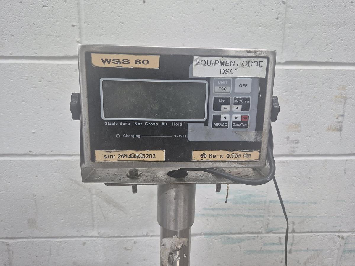 Used Western WSS-60 Platform Scale