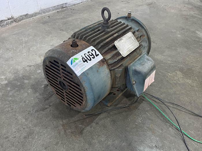 Used Reliance Electric P18G3833A 5 Hp Motor