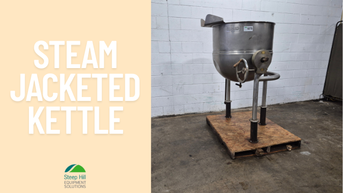Used Goren D-80 SP 80 Gallon Jacketed Tilting Kettle