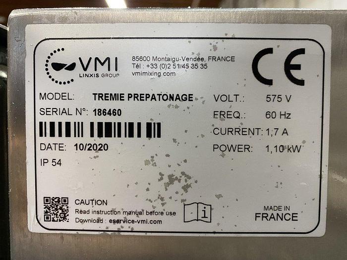 Used VMI Portioning Hopper