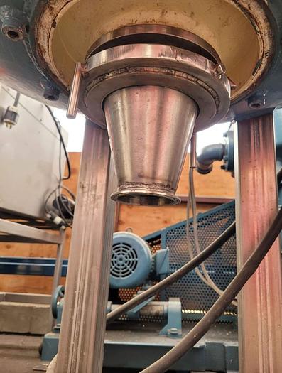 Used Jacketed Horizontal Blender with 10.5 HP Motor
