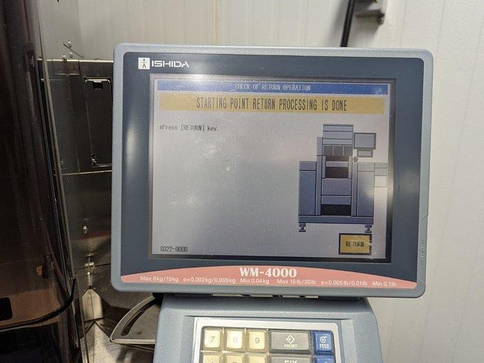 Used Ishida WM-4000 Auto Tray Wrapper