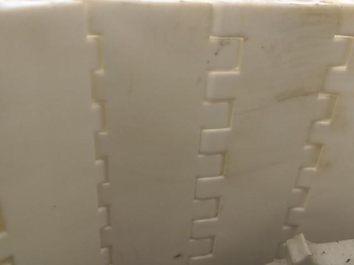 Used 8" White Modular Conveyor Belting