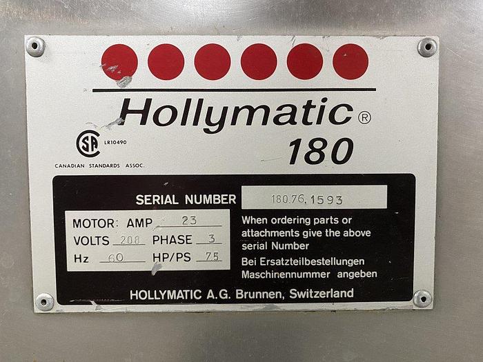 Used Hollymatic 180 Mixer Grinder