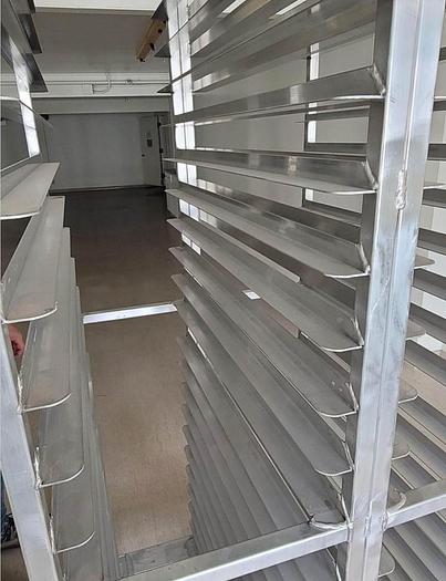Used PVI Mobile Double-Wide Sheet Pan Rack