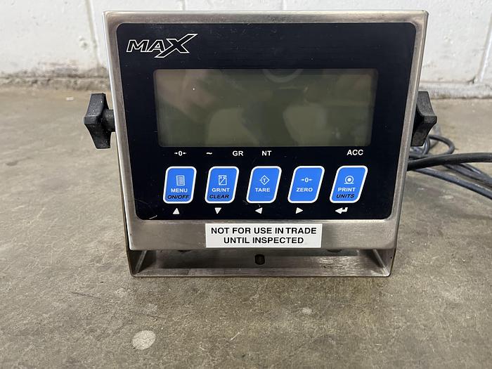 Used Western WPW 44-5 Floor Scale with Ramp