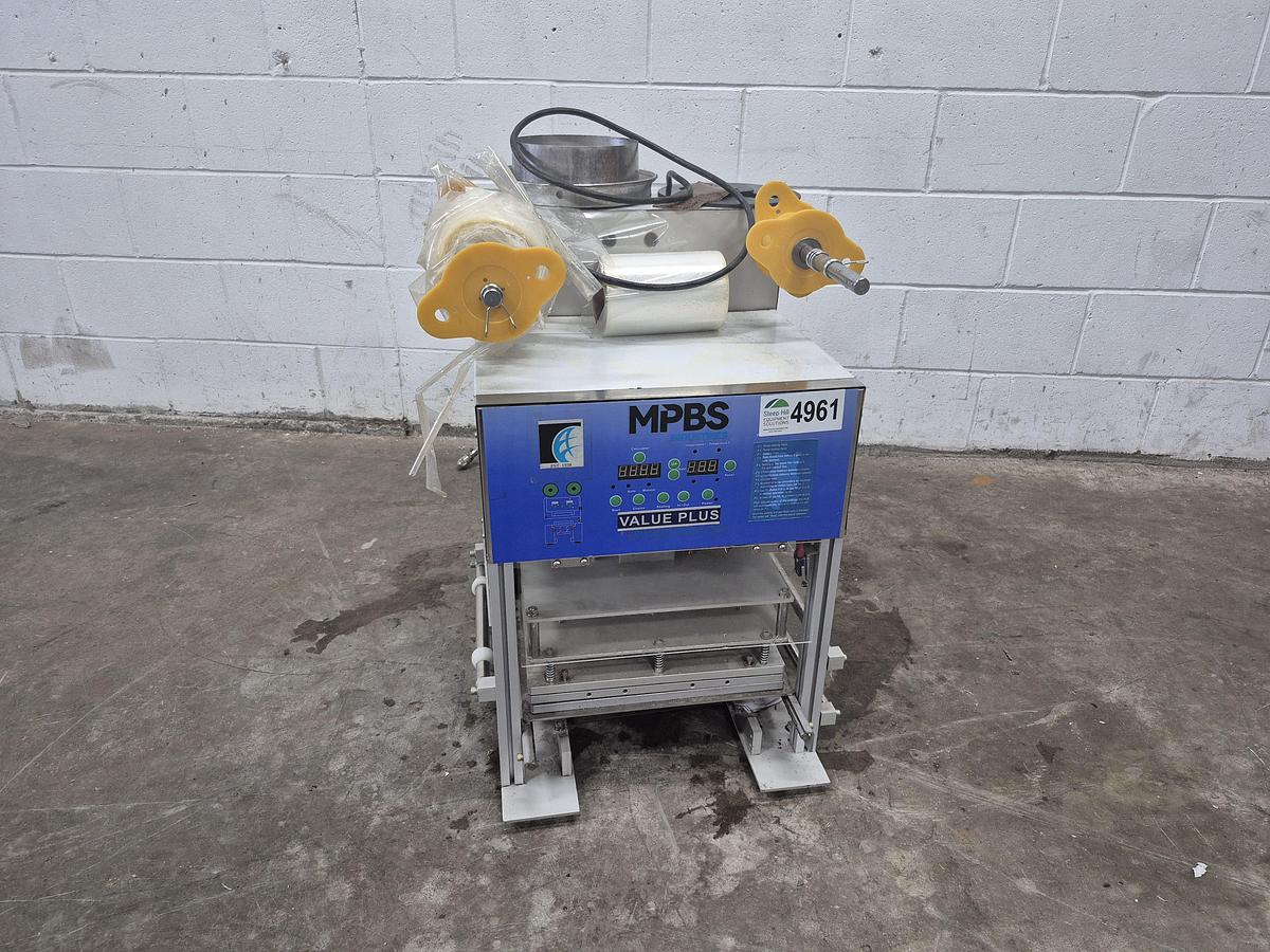 Used MPBS Semi-Automatic Tray Sealing Machine