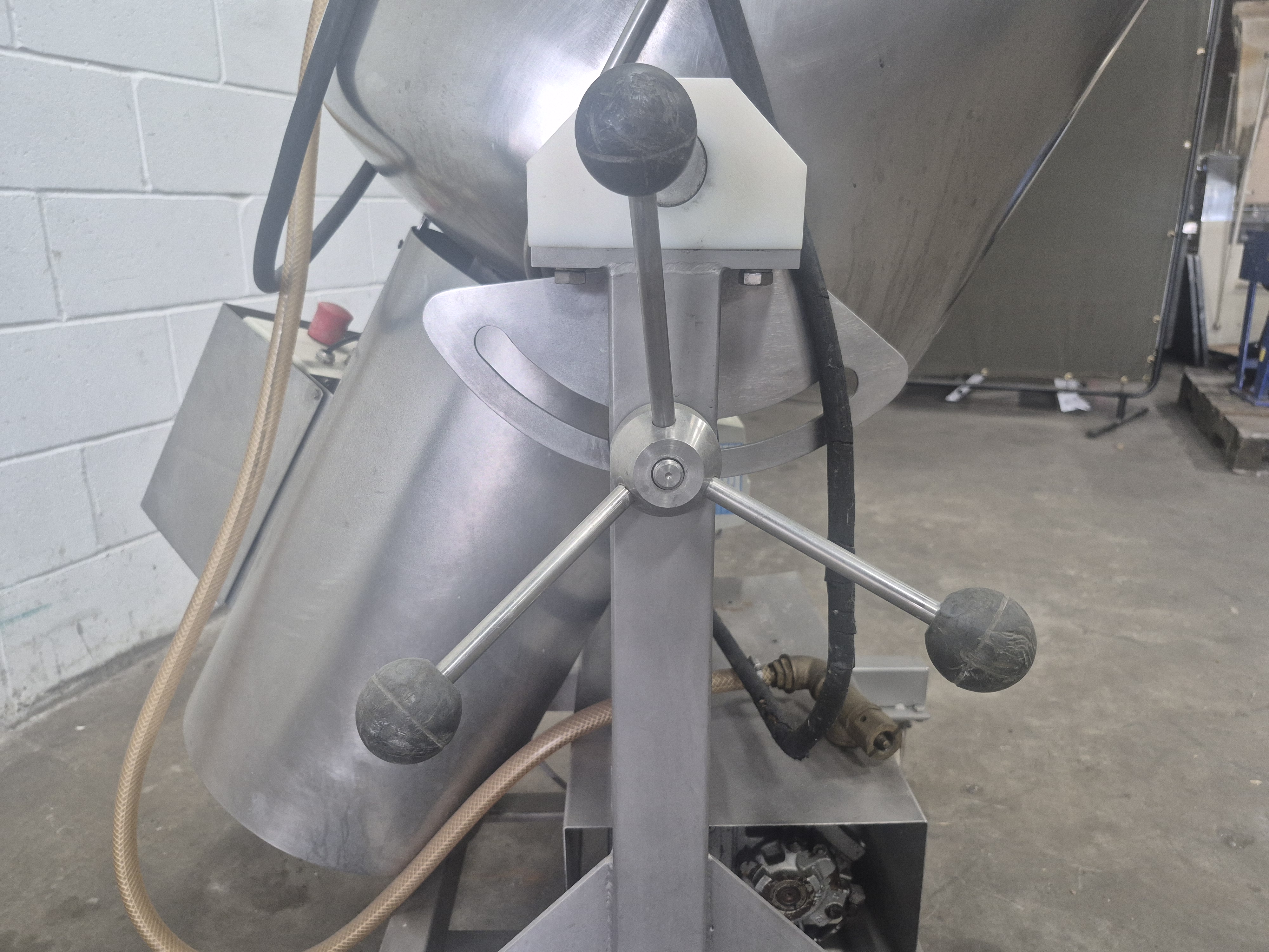 Used LÄCOVAC 150 Litre Stainless Steel Vacuum Tumbler Mixer