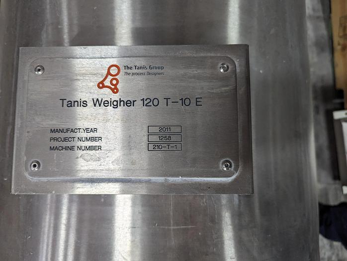 Used Tanis Weigher Tank 120 T-10 E