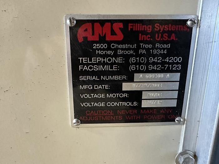 Used 2003 AMS Filling Systems Inc.