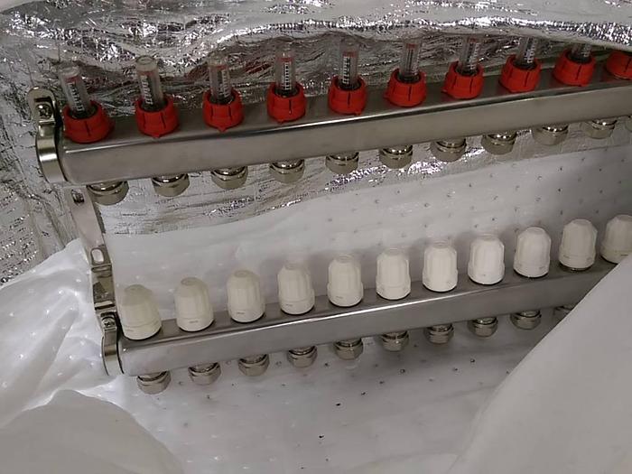 12-Way Manifold for a Heating System