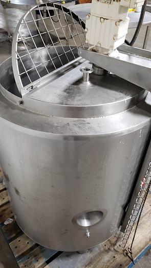 Used 50 Gal SS Jacketed Tank with Agitator
