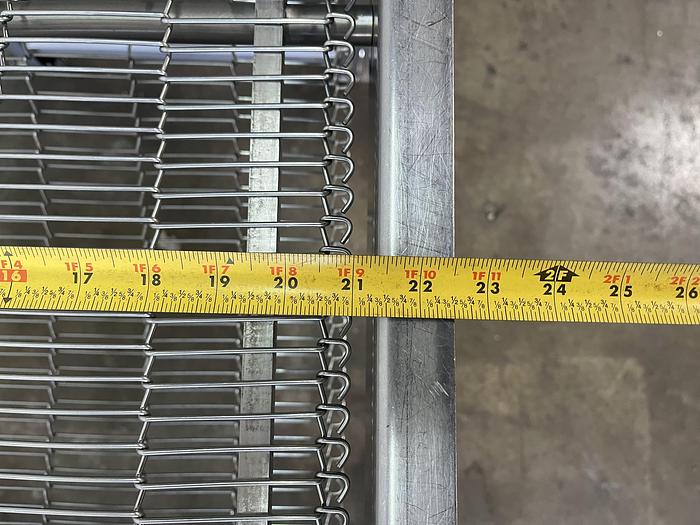 Used New Wave 6'L Wire Belt Conveyor