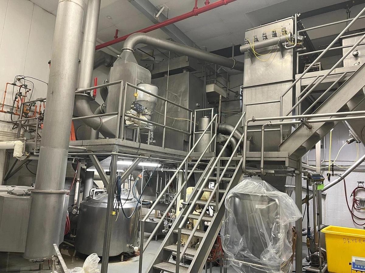Used Stainless Steel Spray Dryer