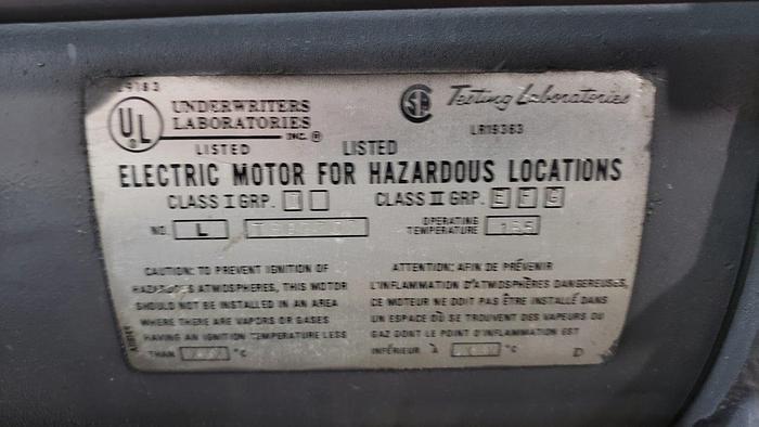 Used Doerr 10 Hp Continuous Duty Electric Motor