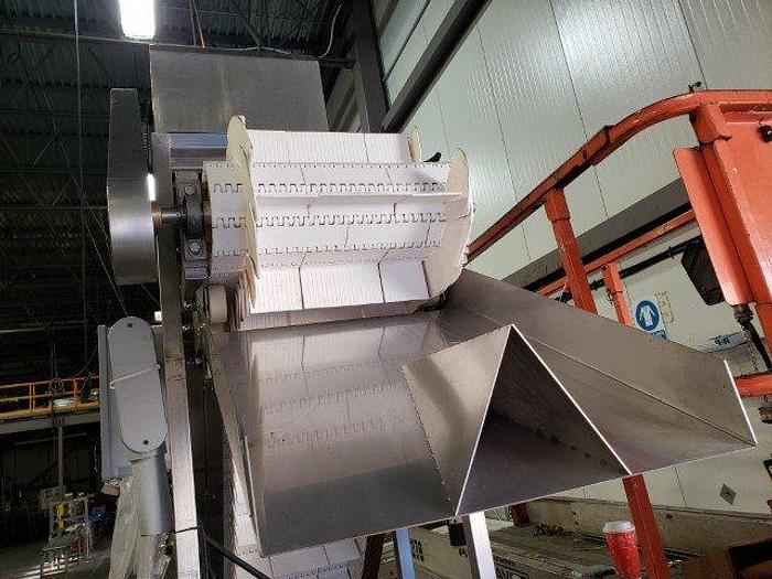 Used 9' High Z-Style Incline Conveyor