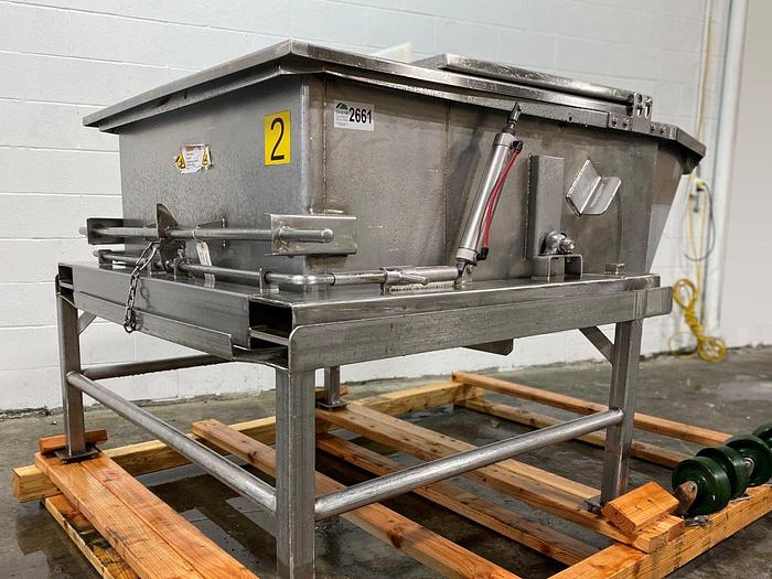 Used Mobile Self-Dump Product Hopper