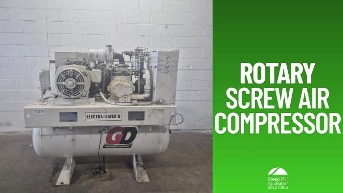 Used Gardner Denver Electra-Saver II Rotary Screw Air Compressor