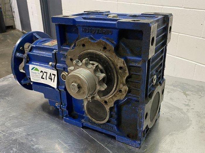 Used Motovario MRO Helical Bevel Gear Reducer