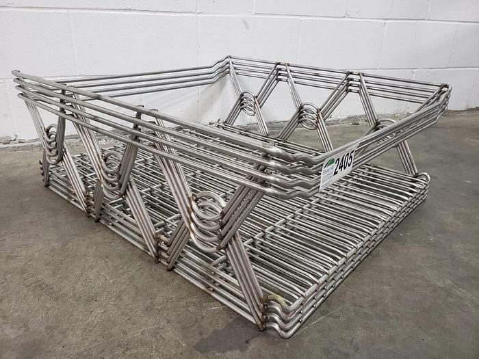 Used SS Turkey Smoke Trays (40)