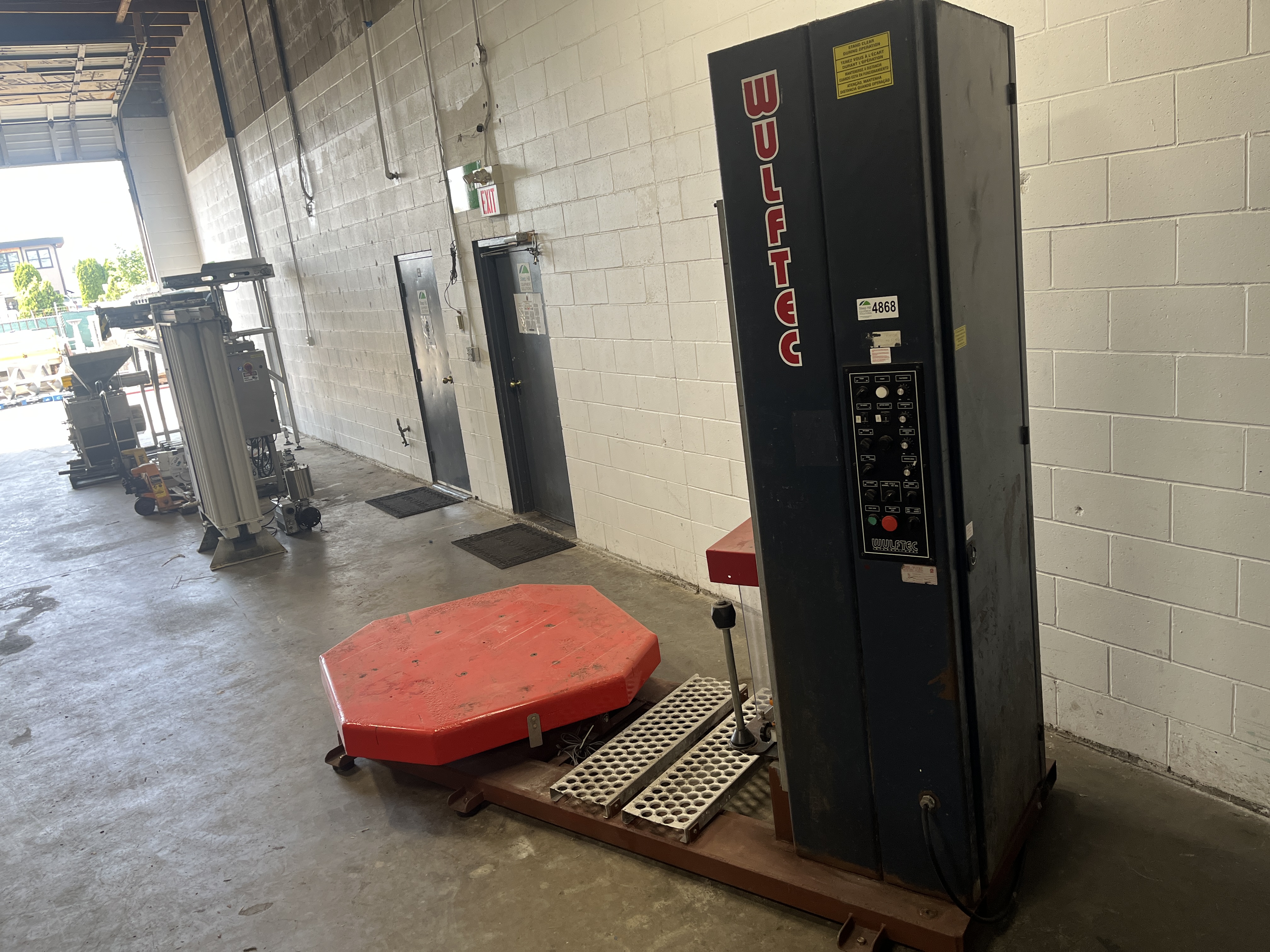 Used Wulftec WHP-300 Pallet Wrapper