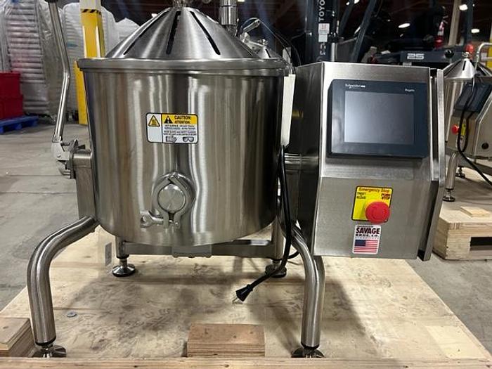Used Savage FireMixer-14 Electric Cooker Mixers with Pinnacle De-Molder