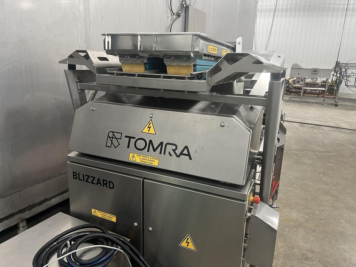 Used TOMRA Blizzard Optical Sorter with Lauda Chiller