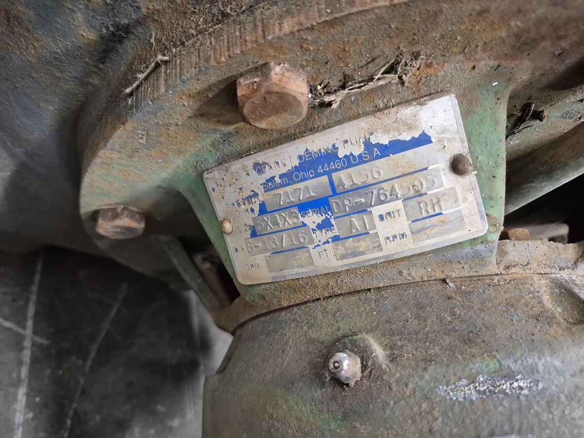 Used CRANE Deming 7171 Centrifugal Pump
