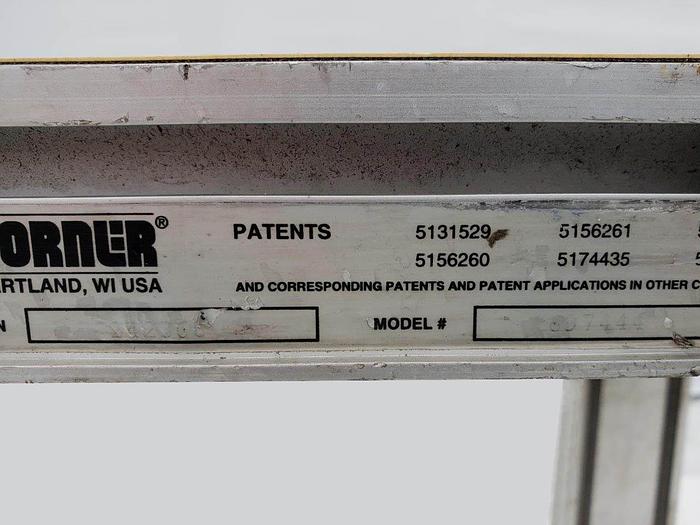 Used Dorner 2100 Series 7.5' Incline Conveyor