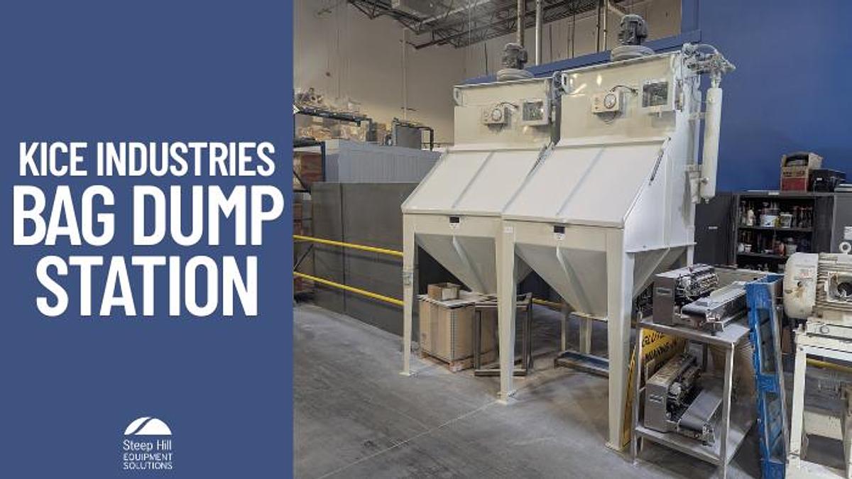 Used Kice Industries 45SQ Bag Dump Station