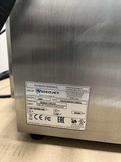 Used Videojet Ink Jet Coding Machine 1550