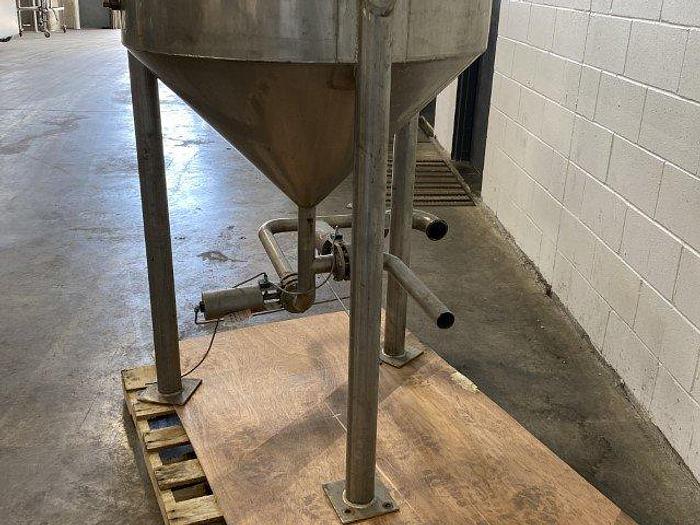 Used Ellett 200 Gallon Cone-Bottom Tank